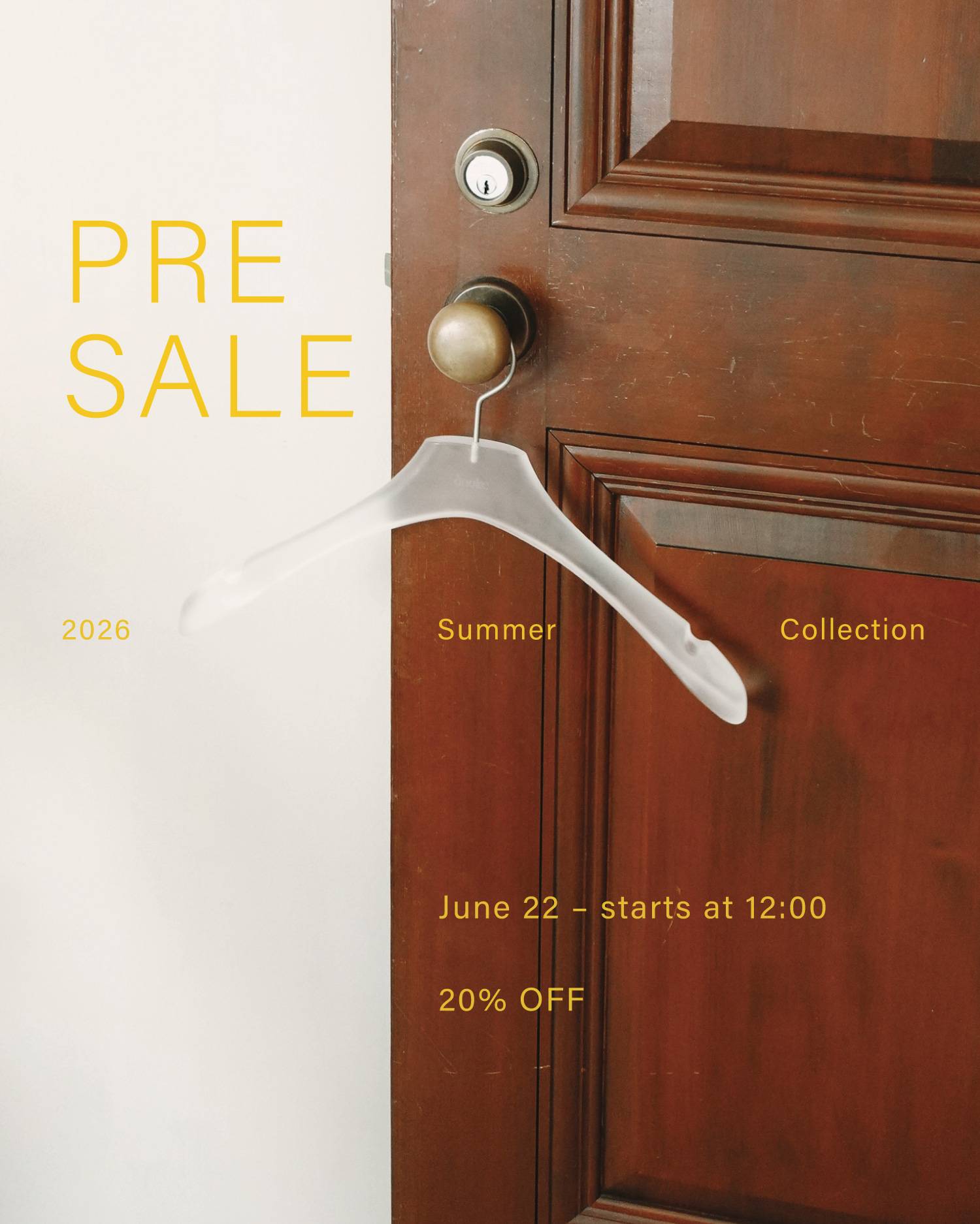 PRE SALE