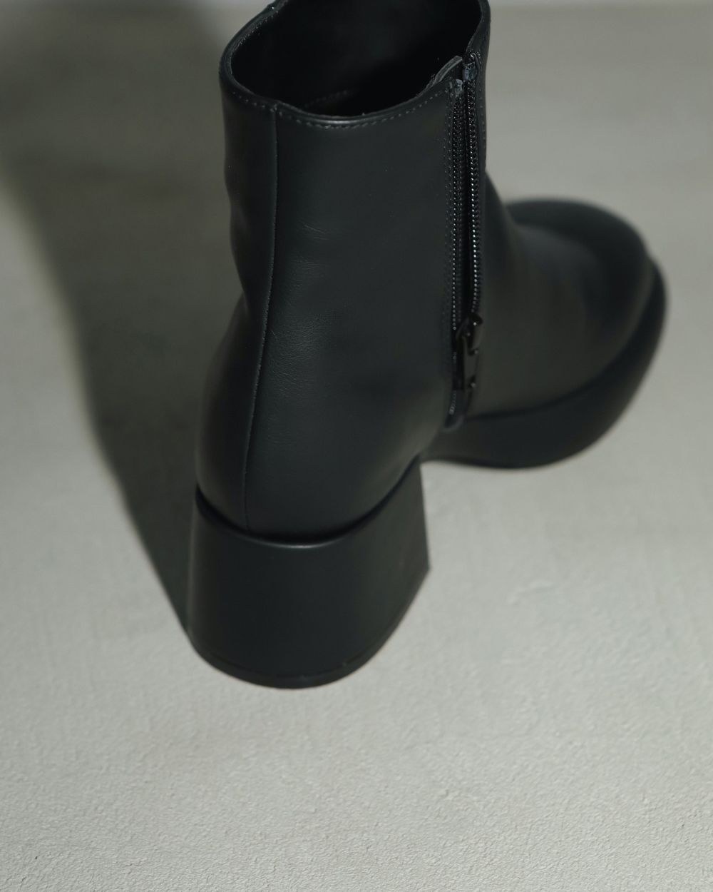 Round Leather Boots Round Leather Boots,ラウンドレザーブーツ,62421097,ブーツ,シューズ,レザーブーツ,合皮,anuke,アンヌーク,lifes,ライフズ
