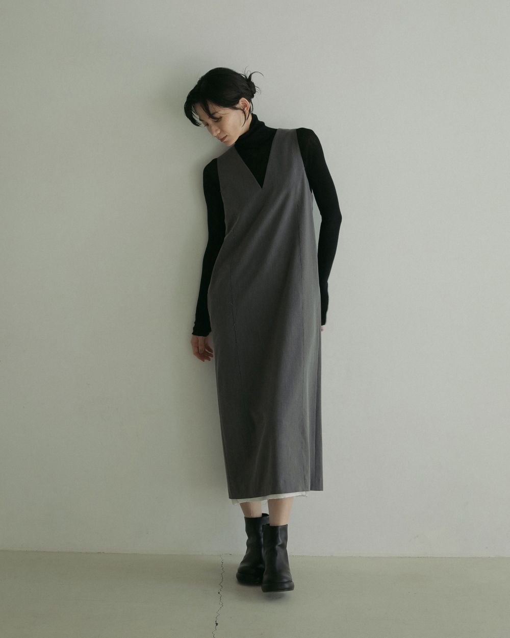 Round Leather Boots Round Leather Boots,ラウンドレザーブーツ,62421097,ブーツ,シューズ,レザーブーツ,合皮,anuke,アンヌーク,lifes,ライフズ