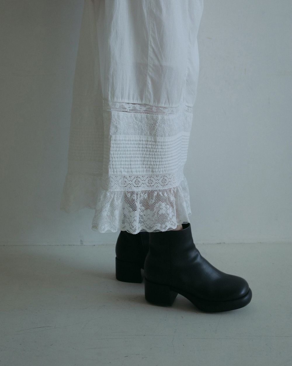 Round Leather Boots Round Leather Boots,ラウンドレザーブーツ,62421097,ブーツ,シューズ,レザーブーツ,合皮,anuke,アンヌーク,lifes,ライフズ