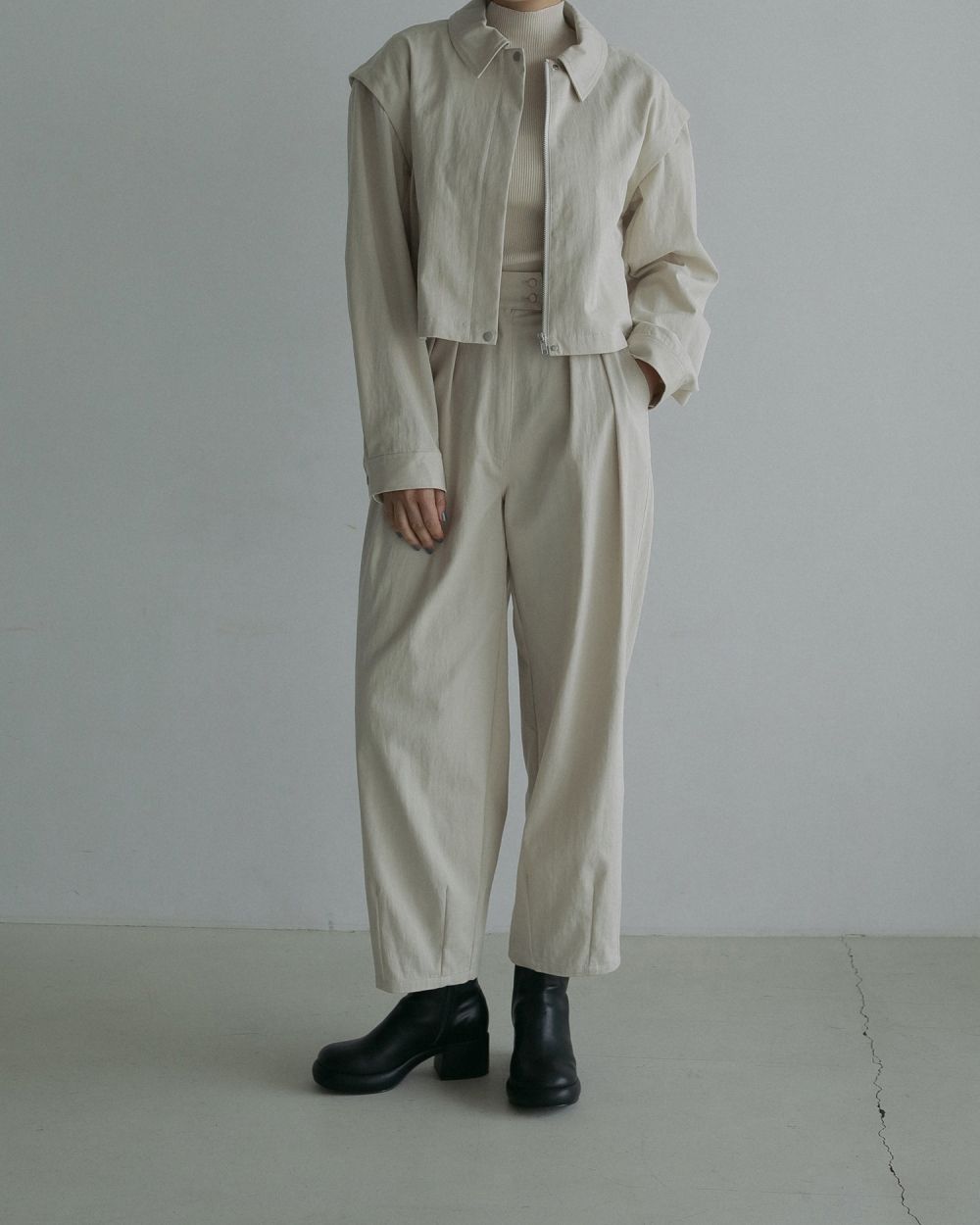 Round Leather Boots Round Leather Boots,ラウンドレザーブーツ,62421097,ブーツ,シューズ,レザーブーツ,合皮,anuke,アンヌーク,lifes,ライフズ