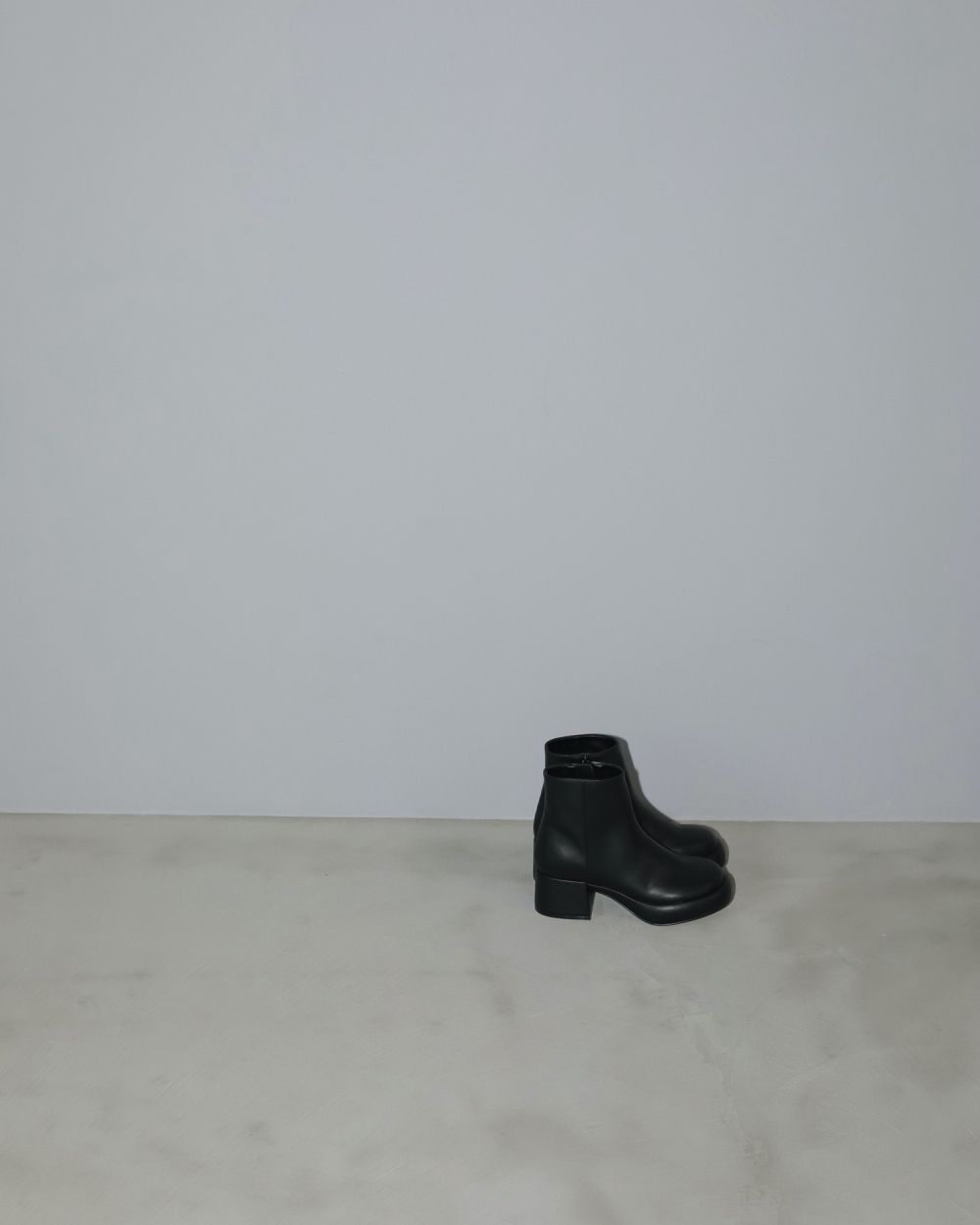 Round Leather Boots Round Leather Boots,ラウンドレザーブーツ,62421097,ブーツ,シューズ,レザーブーツ,合皮,anuke,アンヌーク,lifes,ライフズ