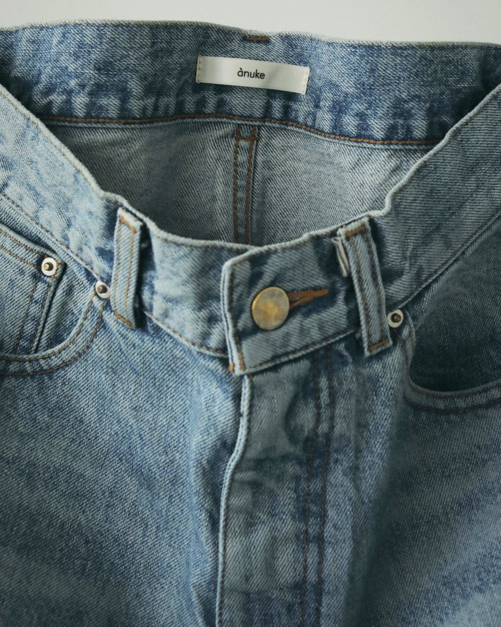 Bleach Denim Bleach Denim,パンツ,ボトムス,デニム,ハイウエスト,ワイド,ストレート,脚長効果,62421401,秋冬,anuke,アンヌーク,lifes,ライフズ