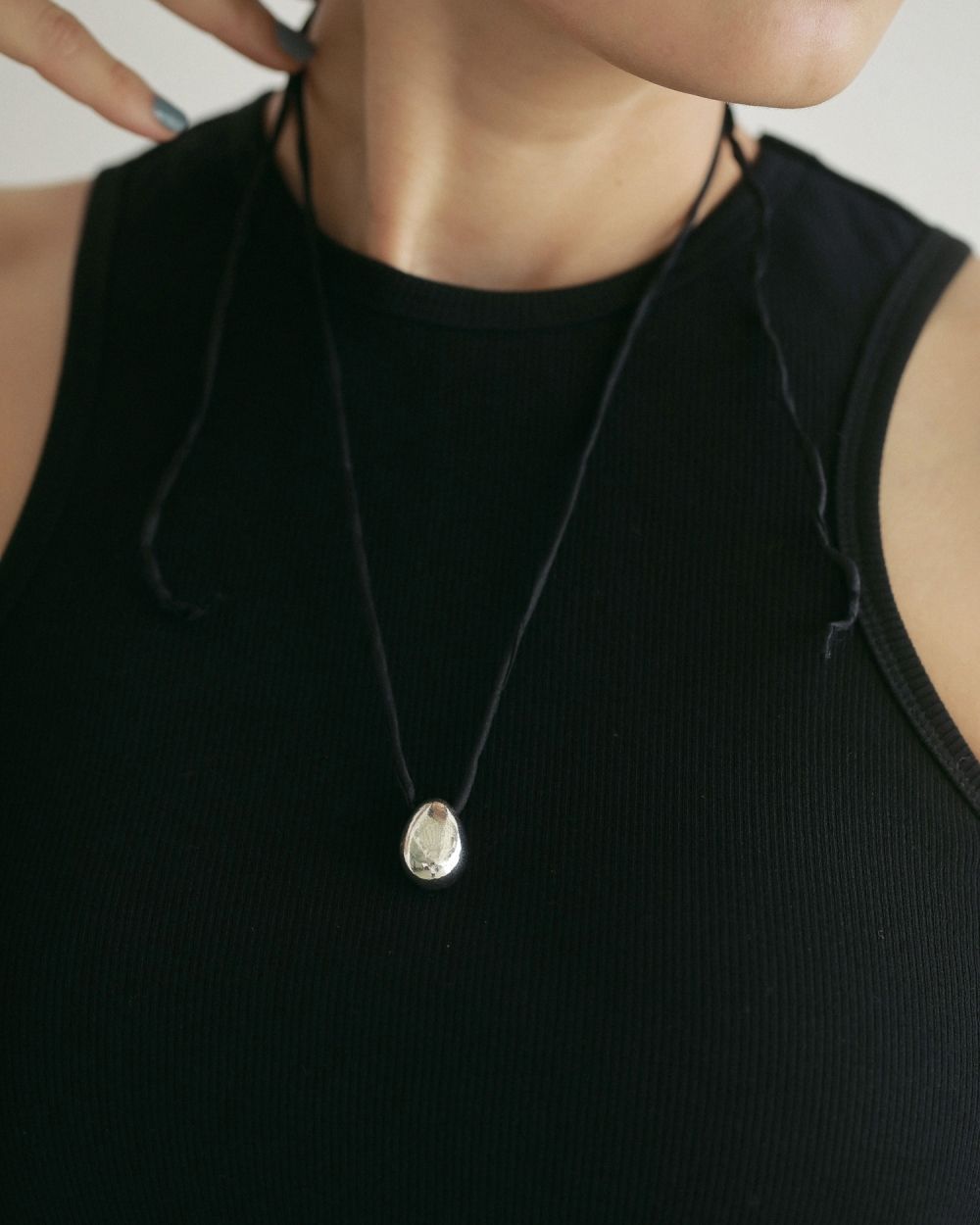 Silkcord x Parts Necklace Silkcord x Parts Necklace,シルクコードパーツネックレス,62490901,アクセサリー,アクセ,ネックレス,コードチョーカー,コードネックレス,ジュエリー,ànuke,トアンヌーク,lifes,ライフズ