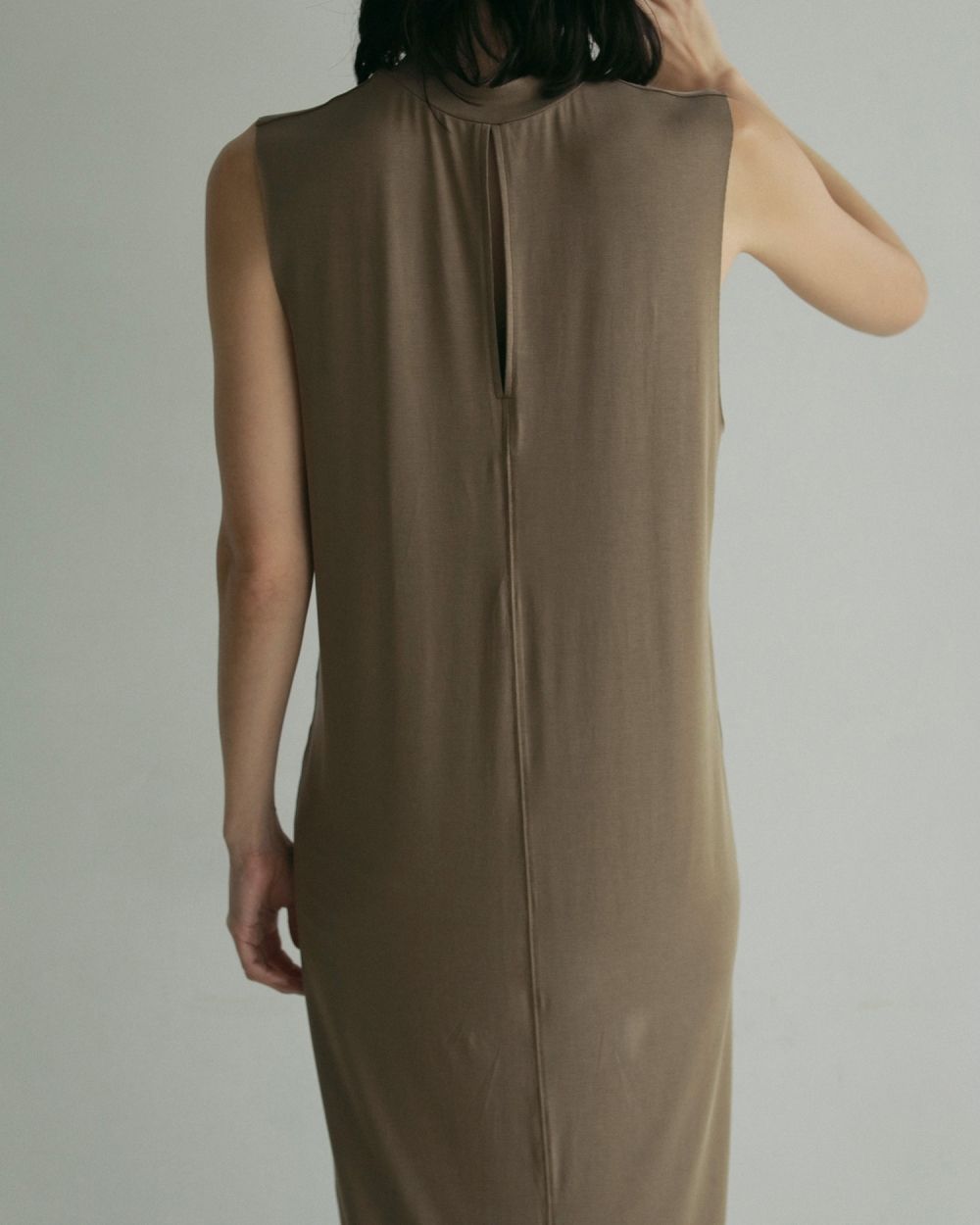 Sleeveless Cut Onepiece Sleeveless Cut Onepiece,スリーブレスカットワンピース,62510315,ワンピース,ワンピ,ドレス,ノースリーブ,マットな質感,カットソーワンピース,ànuke,アンヌーク,lifes,ライフズ,25ss