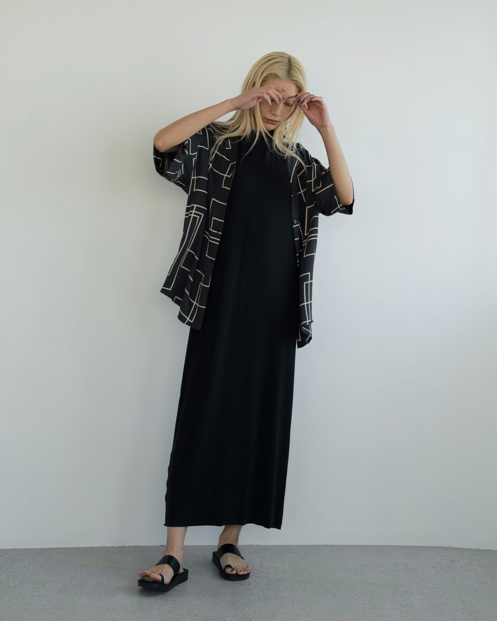Sleeveless Cut Onepiece Sleeveless Cut Onepiece,スリーブレスカットワンピース,62510315,ワンピース,ワンピ,ドレス,ノースリーブ,マットな質感,カットソーワンピース,ànuke,アンヌーク,lifes,ライフズ,25ss