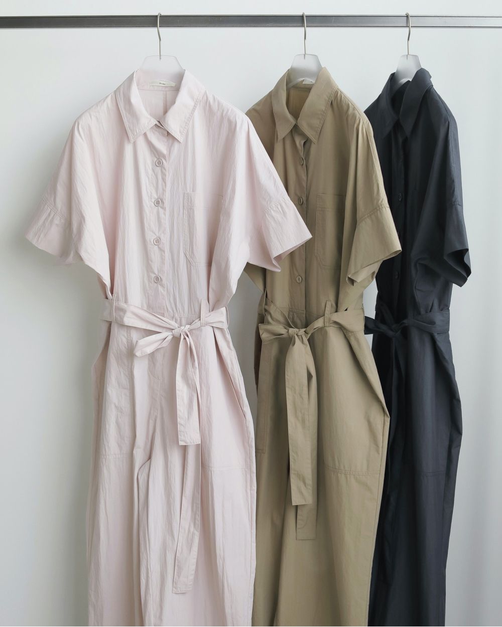 Halfsleeve Shirts Combinaison Halfsleeve Shirts Combinaison,ハーフスリーブシャツコンビネゾン,62510320,シャツコンビネゾン,コンビネゾン,ànuke,トアンヌーク,lifes,ライフズ,25ss