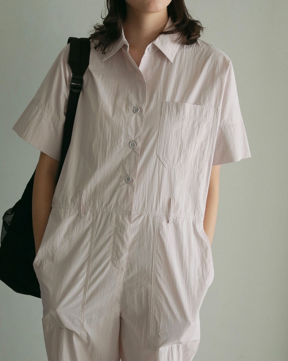 Halfsleeve Shirts Combinaison Halfsleeve Shirts Combinaison,ハーフスリーブシャツコンビネゾン,62510320,シャツコンビネゾン,コンビネゾン,ànuke,トアンヌーク,lifes,ライフズ,25ss