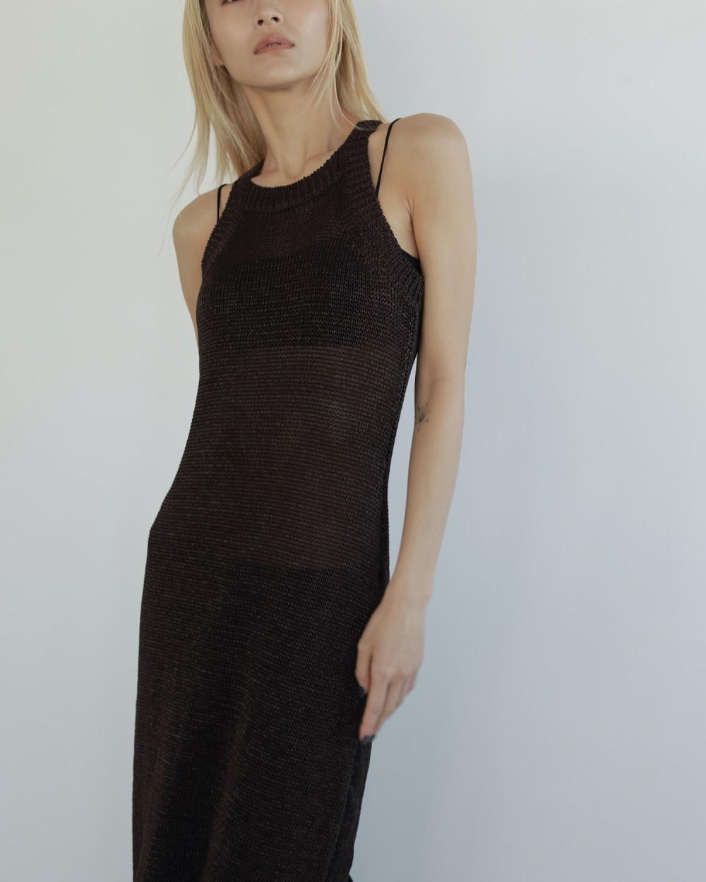 Strawyarn Knit Onepiece Strawyarn Knit Onepiece,ストローヤーンニットワンピース,62510321,ワンピース,ワンピ,ニットワンピース,ロング丈,ànuke,トアンヌーク,lifes,ライフズ,25ss