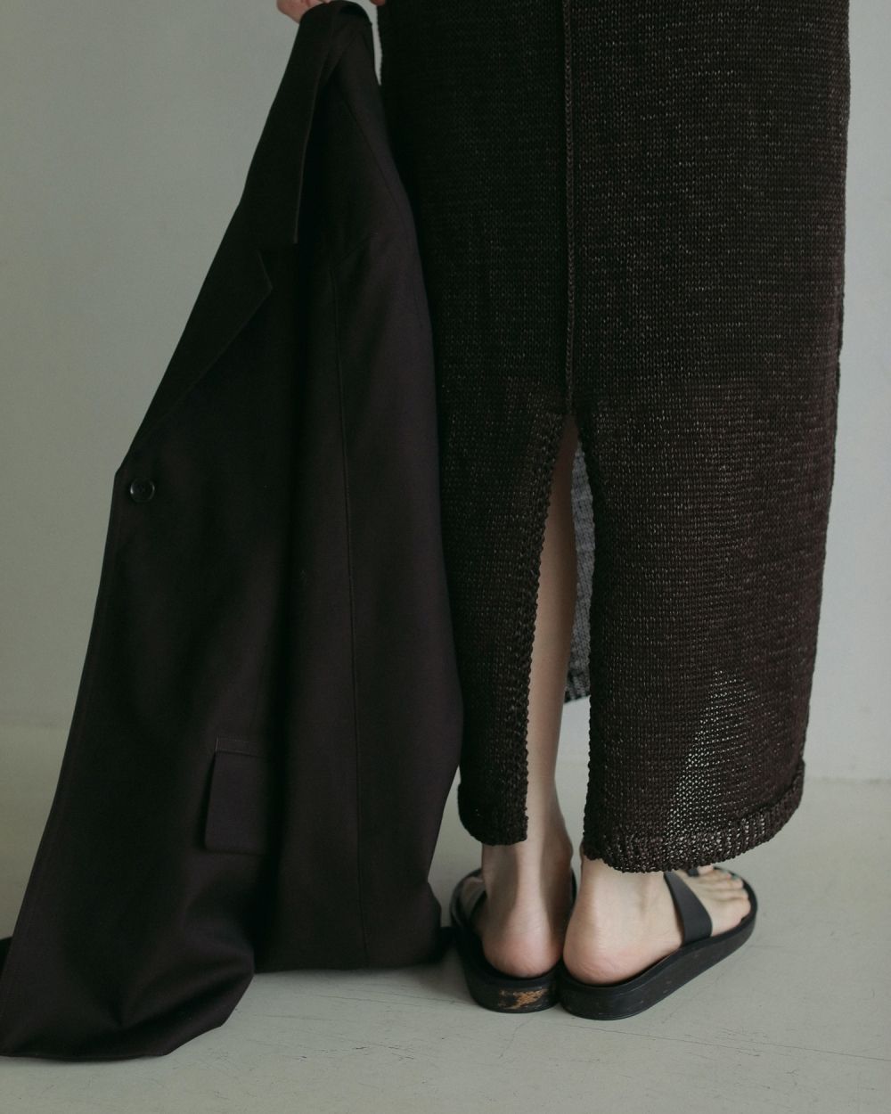 Strawyarn Knit Onepiece Strawyarn Knit Onepiece,ストローヤーンニットワンピース,62510321,ワンピース,ワンピ,ニットワンピース,ロング丈,ànuke,トアンヌーク,lifes,ライフズ,25ss