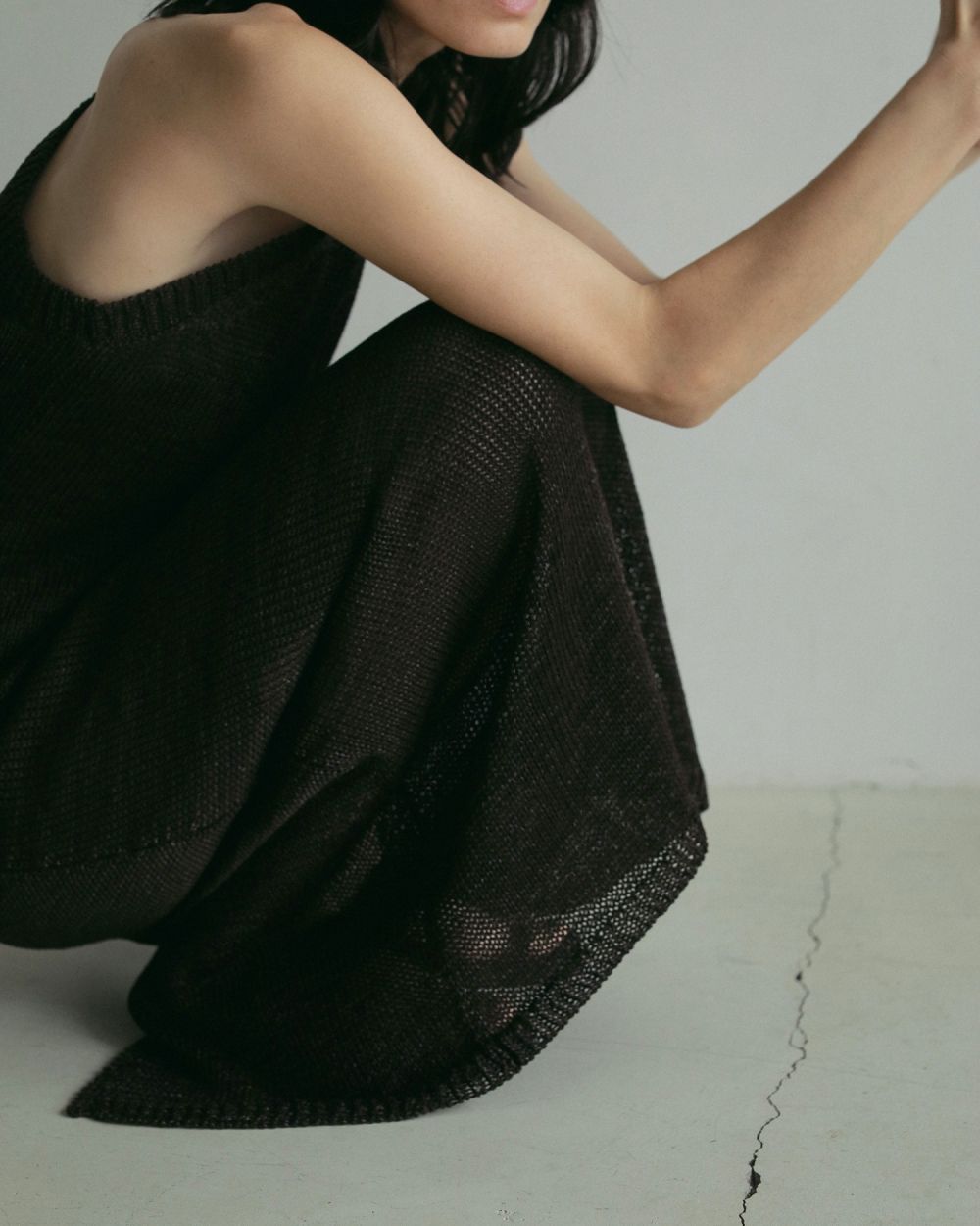 Strawyarn Knit Onepiece Strawyarn Knit Onepiece,ストローヤーンニットワンピース,62510321,ワンピース,ワンピ,ニットワンピース,ロング丈,ànuke,トアンヌーク,lifes,ライフズ,25ss