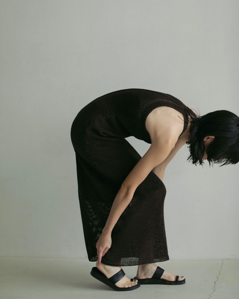 Strawyarn Knit Onepiece Strawyarn Knit Onepiece,ストローヤーンニットワンピース,62510321,ワンピース,ワンピ,ニットワンピース,ロング丈,ànuke,トアンヌーク,lifes,ライフズ,25ss
