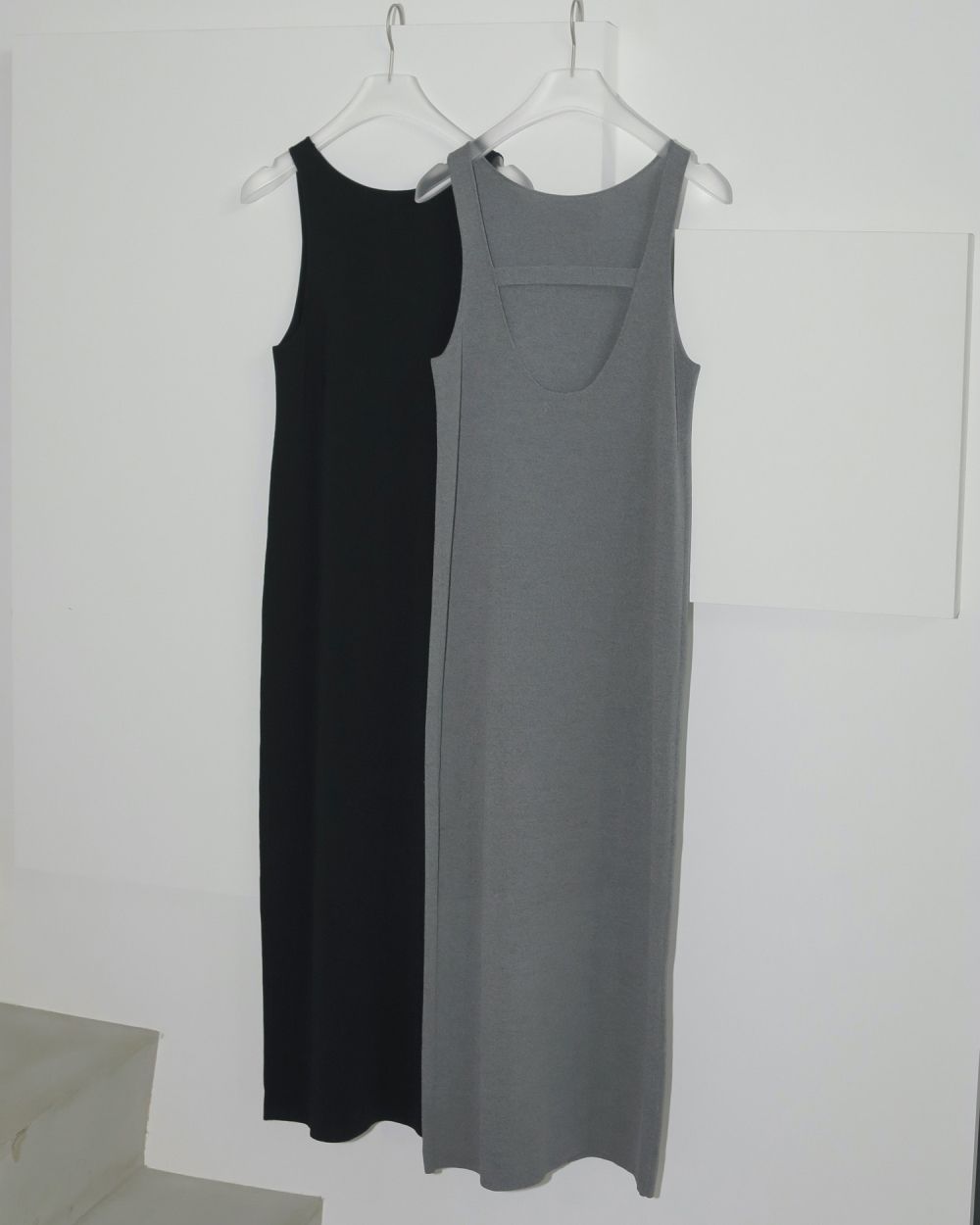Americansleeve Knit Onepiece Americansleeve Knit Onepiece,アメリカンスリーブニットワンピース,62510322,ワンピース,ワンピ,ノースリーブ,ニットワンピース,ànuke,アンヌーク,lifes,ライフズ,25ss