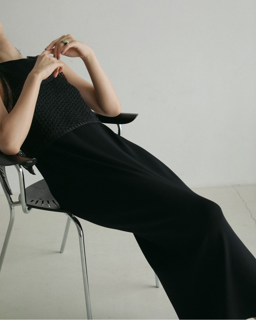 Americansleeve Knit Onepiece Americansleeve Knit Onepiece,アメリカンスリーブニットワンピース,62510322,ワンピース,ワンピ,ノースリーブ,ニットワンピース,ànuke,アンヌーク,lifes,ライフズ,25ss