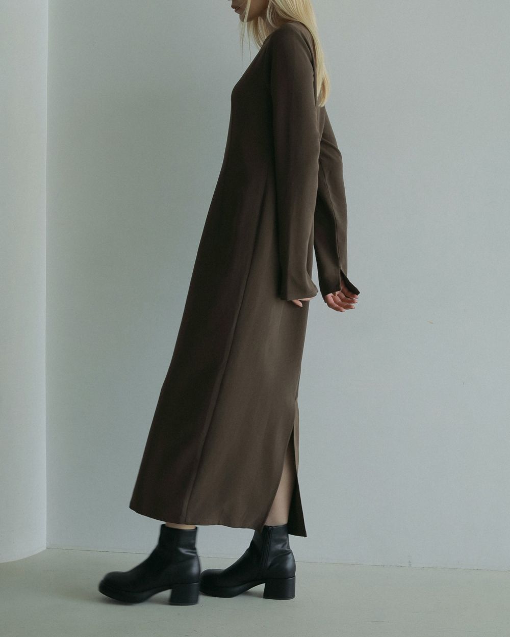 Backopen Georgette Onepiece Backopen Georgette Onepiece,バックオープンジョーゼットワンピース,62510325,ワンピース,ワンピ,ロング丈,ànuke,トアンヌーク,lifes,ライフズ,25ss