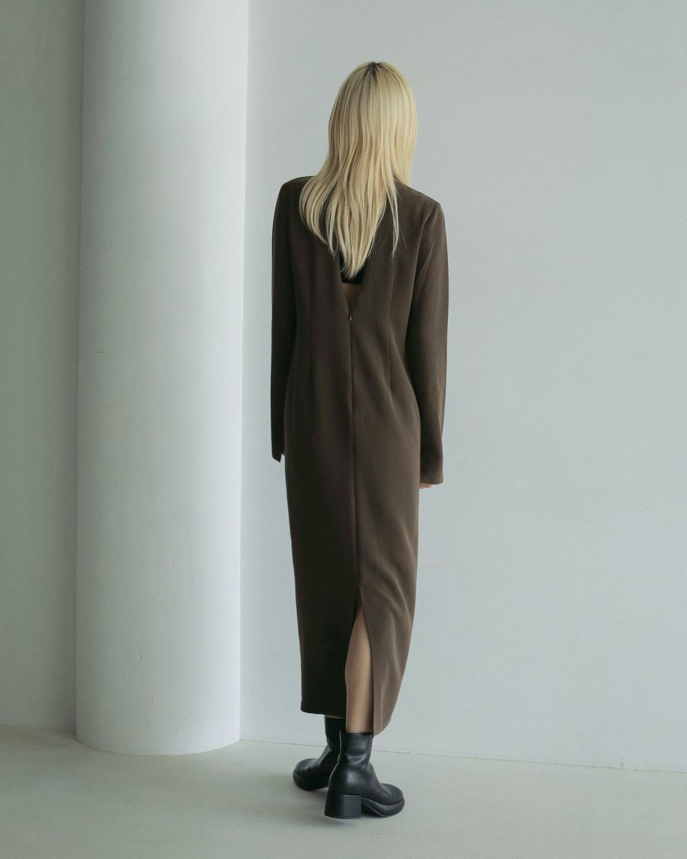 Backopen Georgette Onepiece Backopen Georgette Onepiece,バックオープンジョーゼットワンピース,62510325,ワンピース,ワンピ,ロング丈,ànuke,トアンヌーク,lifes,ライフズ,25ss