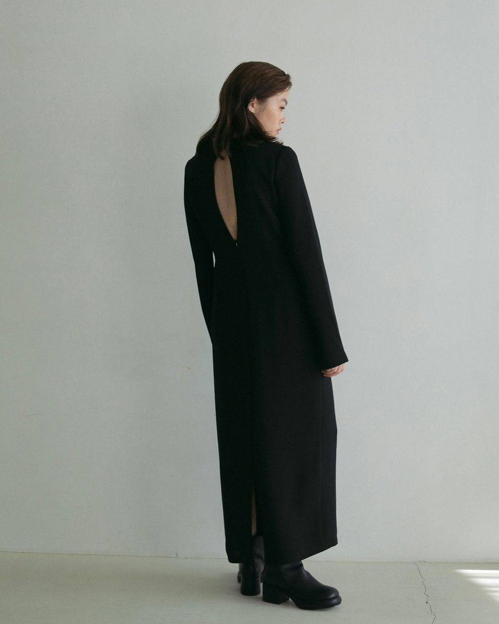 Backopen Georgette Onepiece Backopen Georgette Onepiece,バックオープンジョーゼットワンピース,62510325,ワンピース,ワンピ,ロング丈,ànuke,トアンヌーク,lifes,ライフズ,25ss