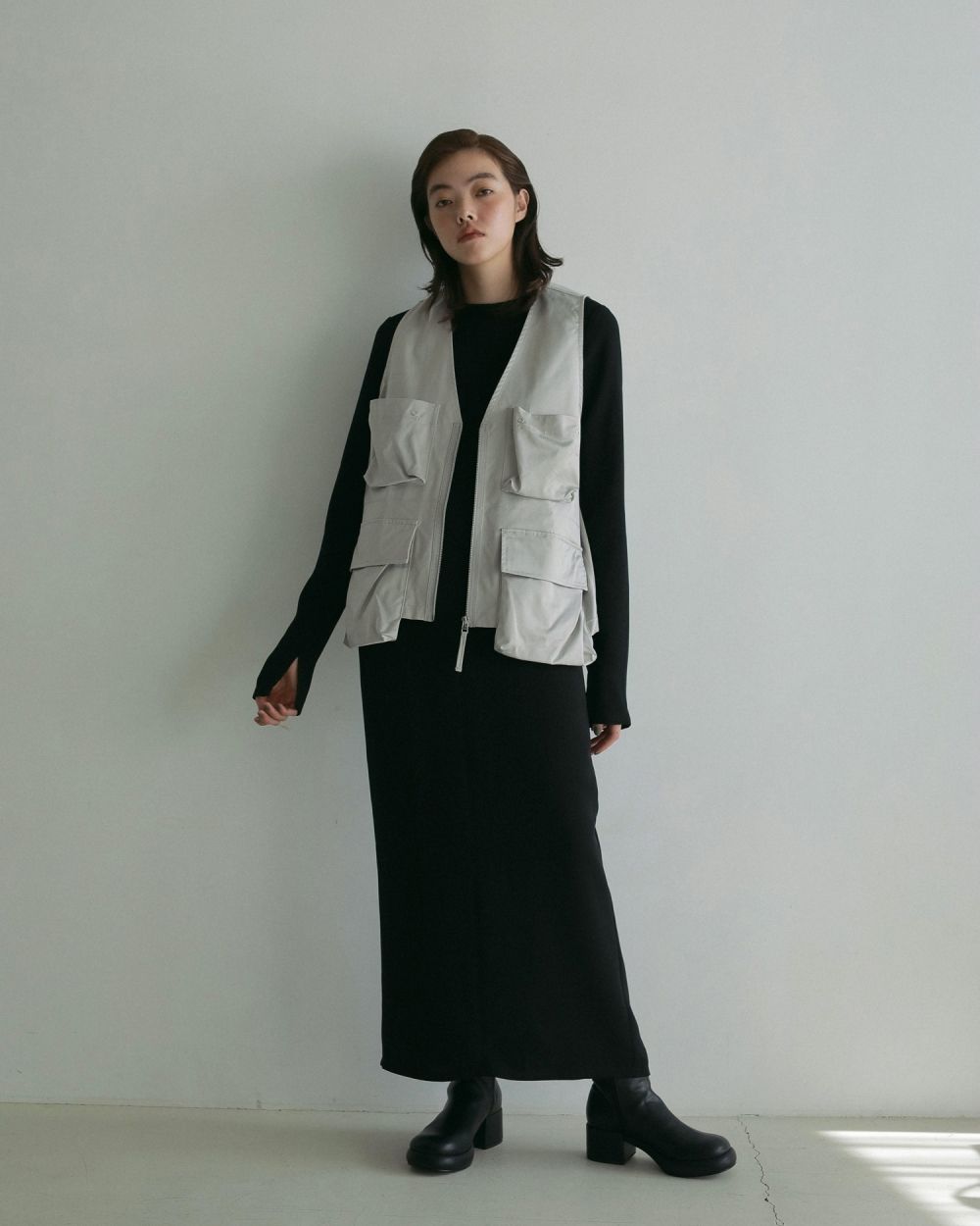 Backopen Georgette Onepiece Backopen Georgette Onepiece,バックオープンジョーゼットワンピース,62510325,ワンピース,ワンピ,ロング丈,ànuke,トアンヌーク,lifes,ライフズ,25ss