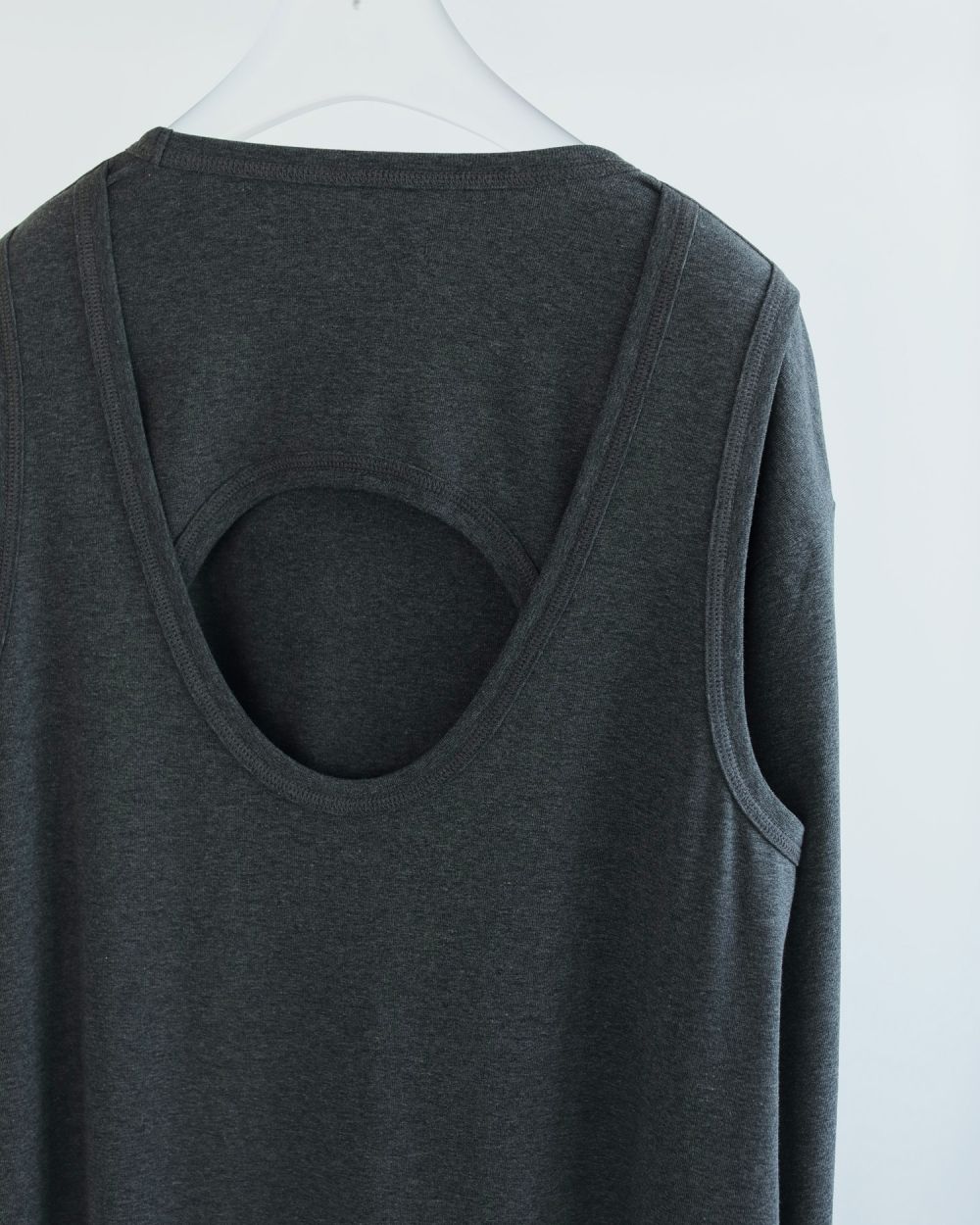Back Layered Onepiece Back Layered Onepiece,バックレイヤードワンピース,62510328,ワンピース,ワンピ,OP,カットソー素材,長袖,ànuke,アンヌーク,lifes,ライフズ,25ss