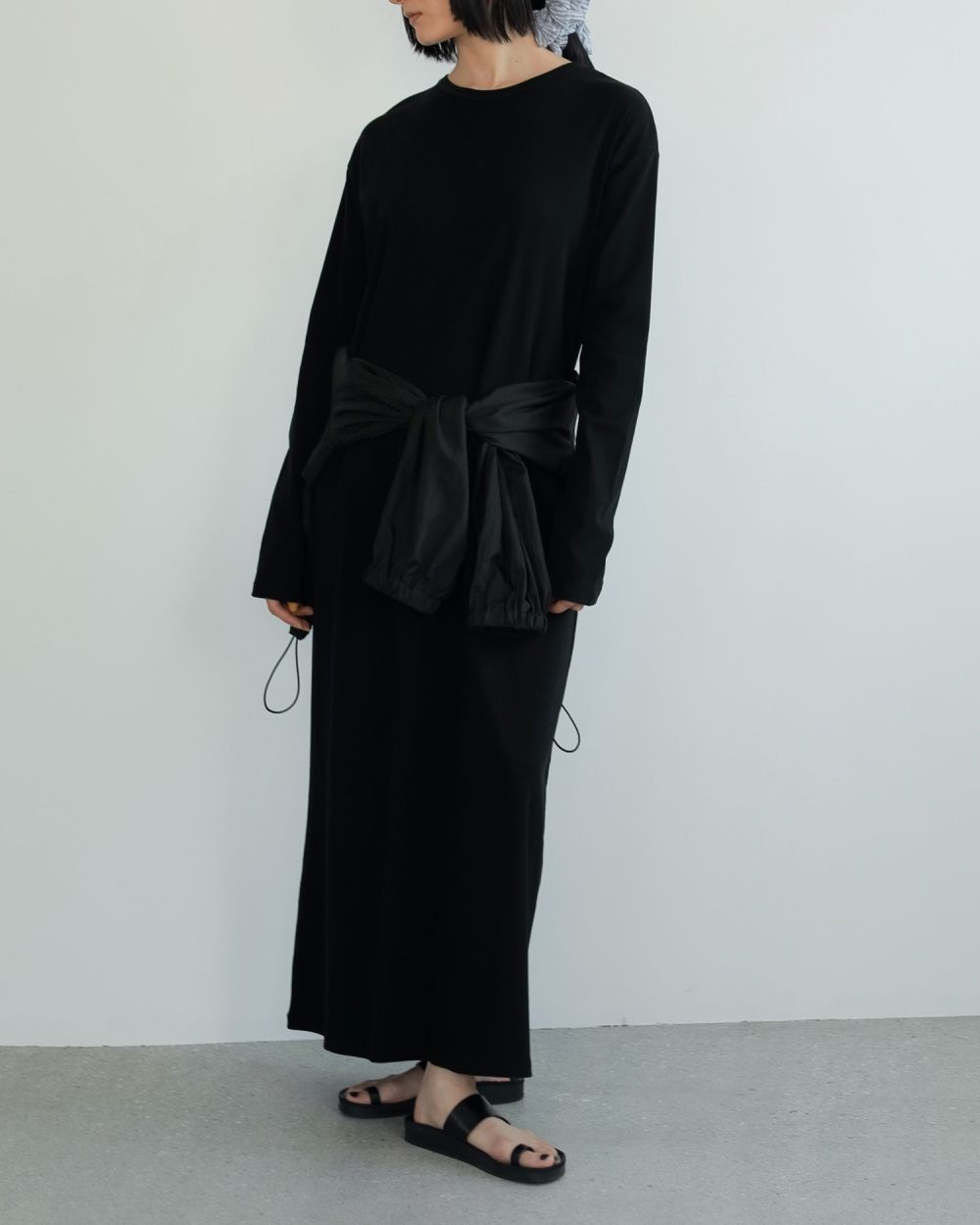 Back Layered Onepiece Back Layered Onepiece,バックレイヤードワンピース,62510328,ワンピース,ワンピ,OP,カットソー素材,長袖,ànuke,アンヌーク,lifes,ライフズ,25ss