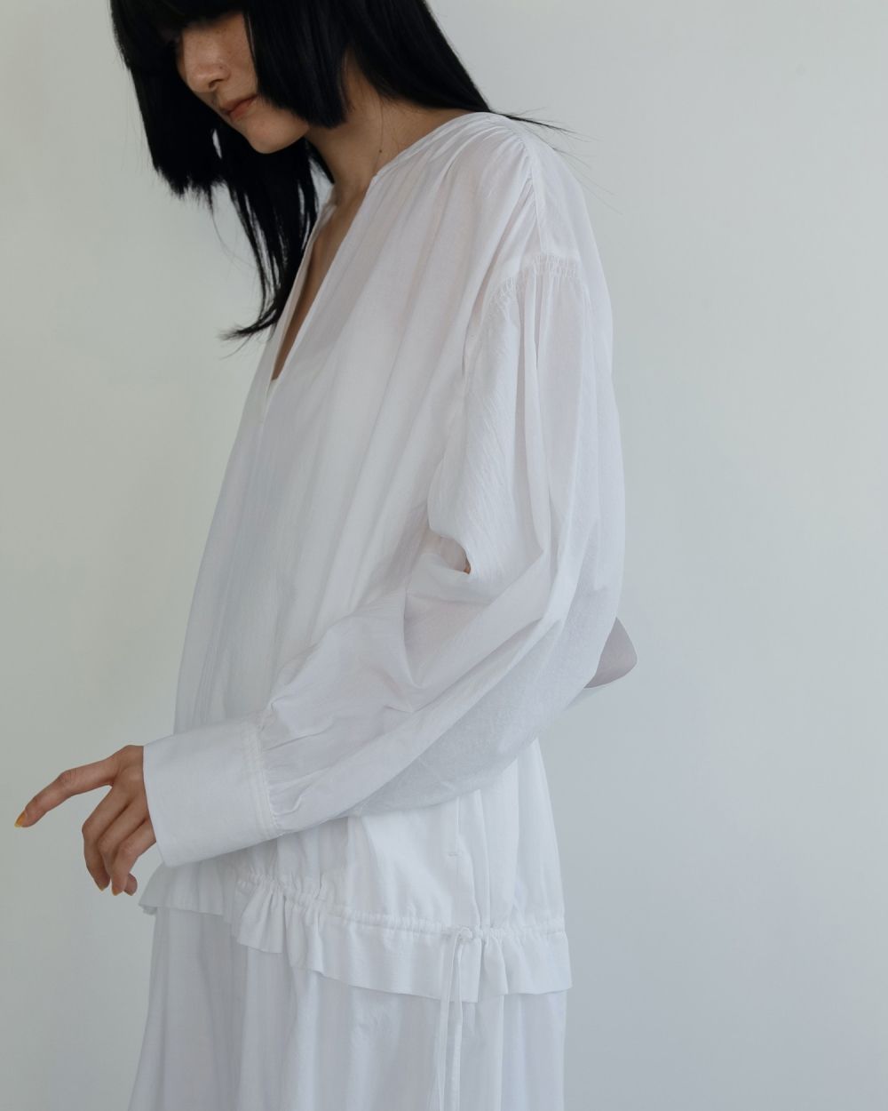 Skipper Gather Onepiece Skipper Gather Onepiece,スキッパーギャザーワンピース,62510329,ワンピース,ワンピ,ànuke,アンヌーク,lifes,ライフズ,25ss