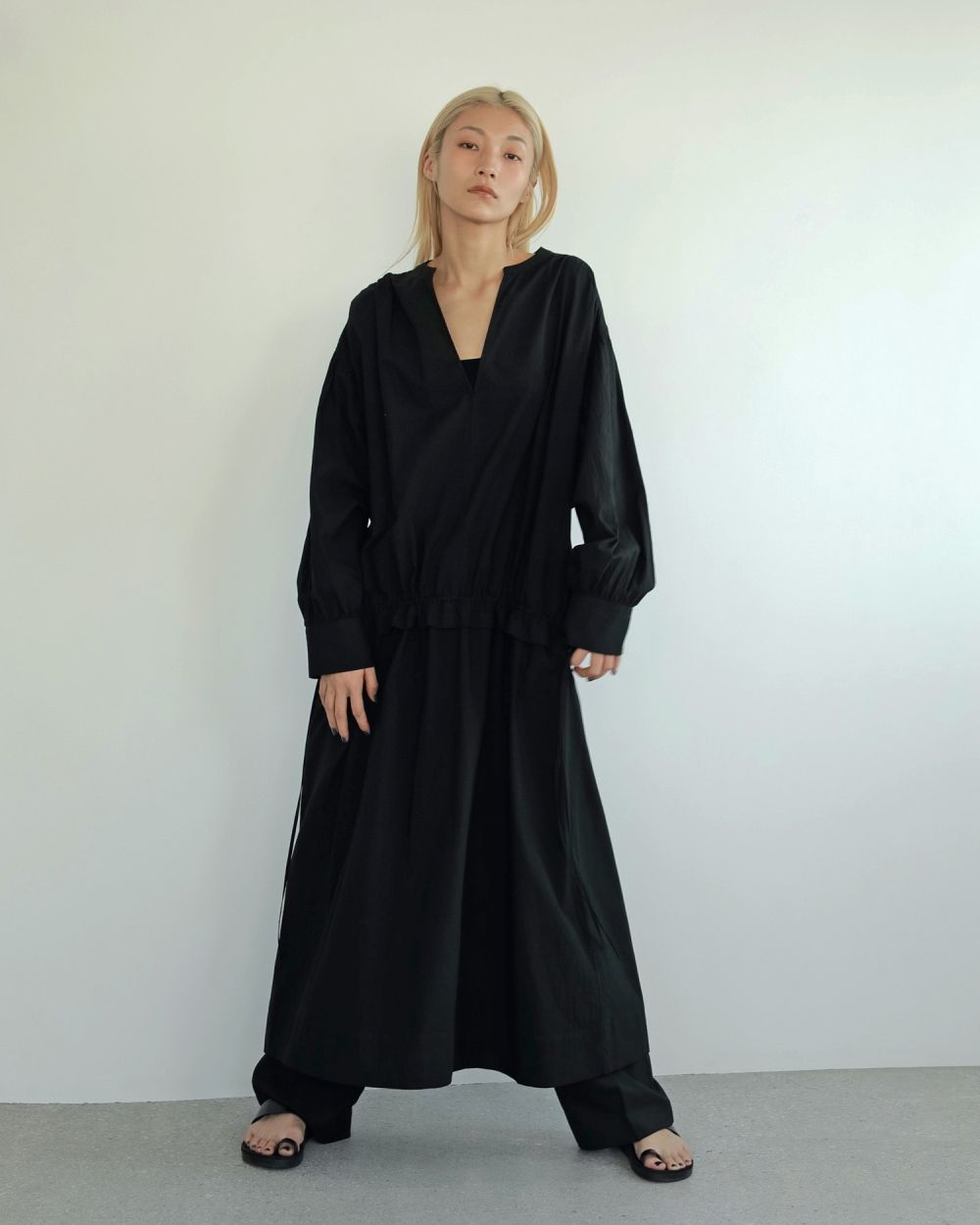 Skipper Gather Onepiece Skipper Gather Onepiece,スキッパーギャザーワンピース,62510329,ワンピース,ワンピ,ànuke,アンヌーク,lifes,ライフズ,25ss