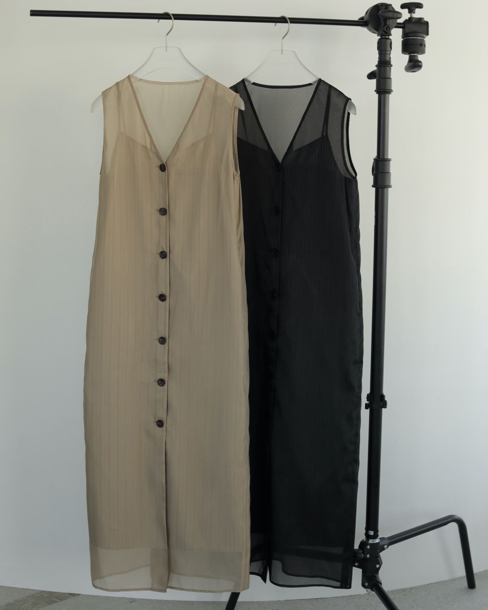 Stripe Layered Onepiece Stripe Layered Onepiece,ストライプレイヤードワンピース,62510330,ワンピース,ワンピ,ストライプ柄,透け感,シースルー,レイヤード,ànuke,アンヌーク,lifes,ライフズ,25ss