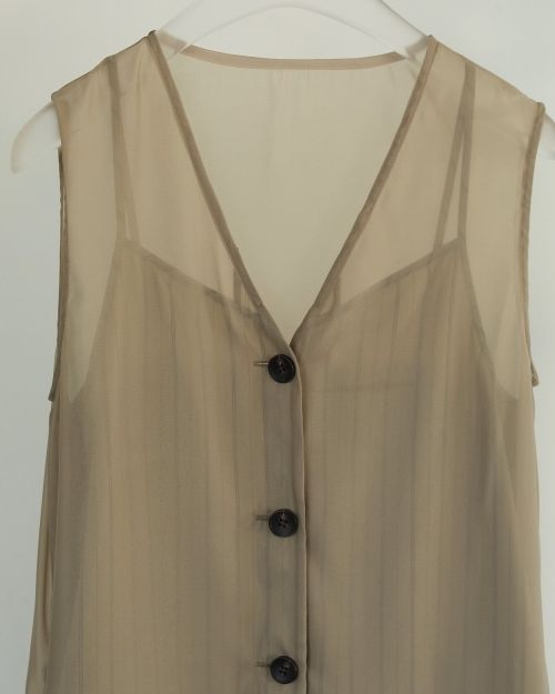 ànuke online store（アンヌーク） / Stripe Layered OnepieceStripe