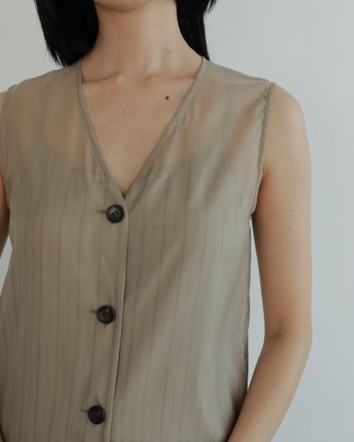 ànuke online store（アンヌーク） / Stripe Layered OnepieceStripe 