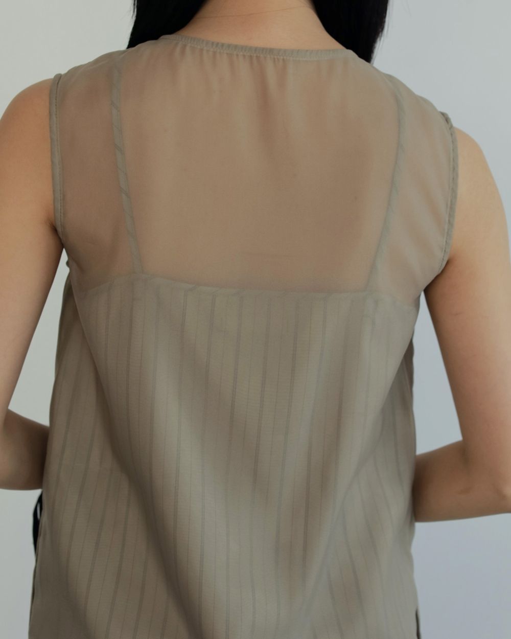 Stripe Layered Onepiece Stripe Layered Onepiece,ストライプレイヤードワンピース,62510330,ワンピース,ワンピ,ストライプ柄,透け感,シースルー,レイヤード,ànuke,アンヌーク,lifes,ライフズ,25ss