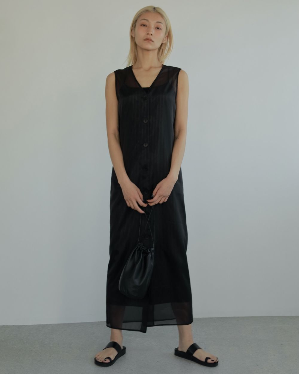 Stripe Layered Onepiece Stripe Layered Onepiece,ストライプレイヤードワンピース,62510330,ワンピース,ワンピ,ストライプ柄,透け感,シースルー,レイヤード,ànuke,アンヌーク,lifes,ライフズ,25ss