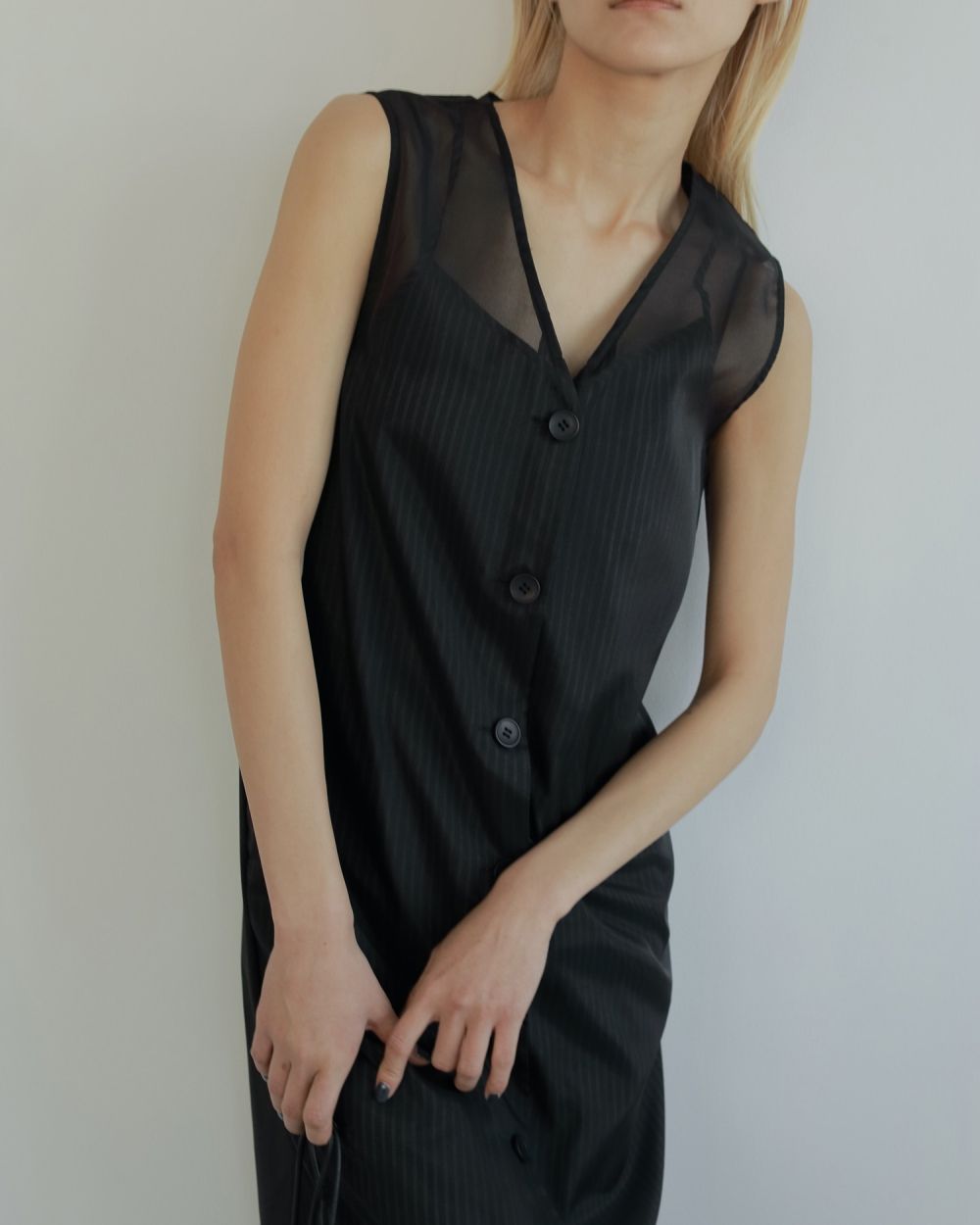 Stripe Layered Onepiece Stripe Layered Onepiece,ストライプレイヤードワンピース,62510330,ワンピース,ワンピ,ストライプ柄,透け感,シースルー,レイヤード,ànuke,アンヌーク,lifes,ライフズ,25ss