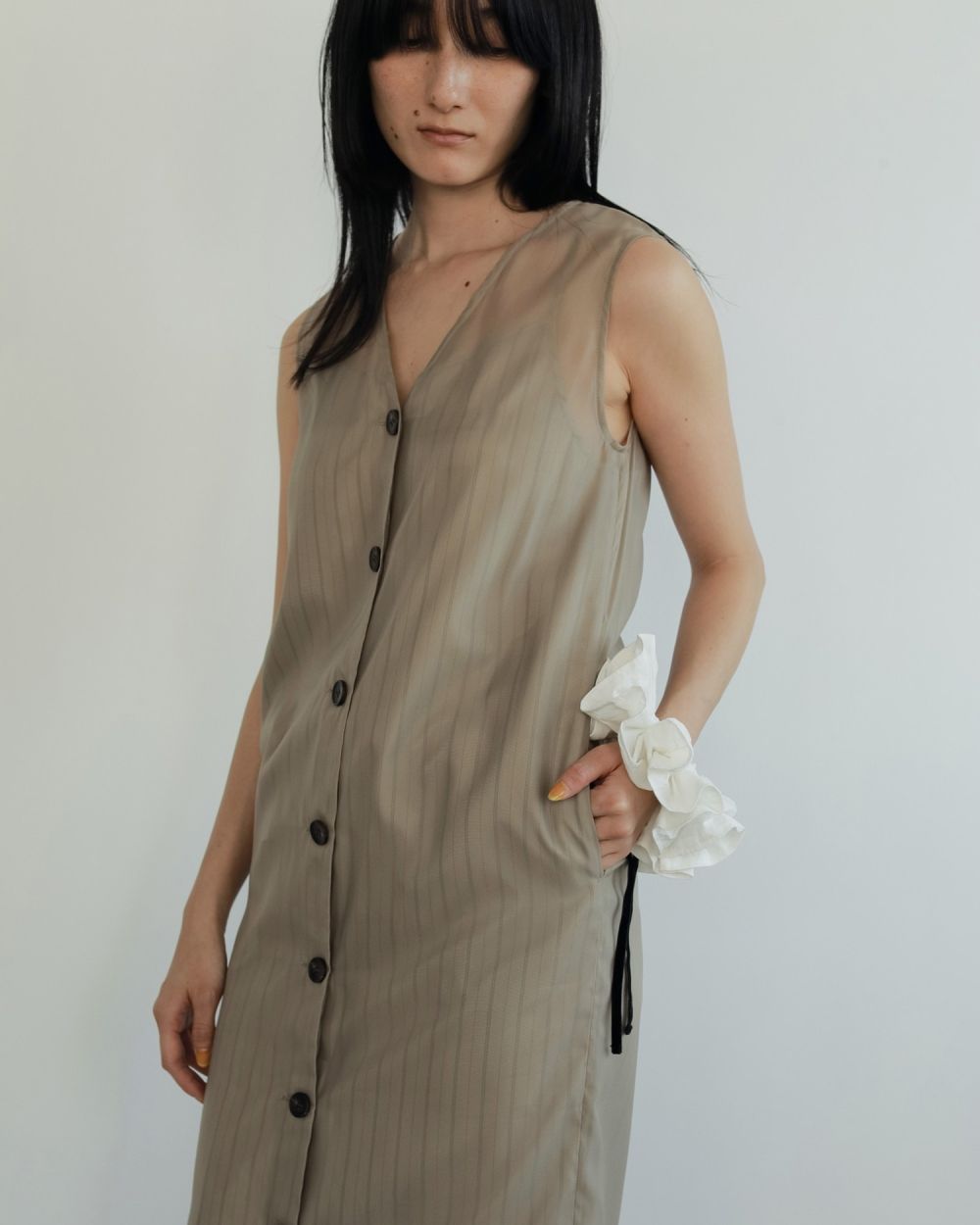 Stripe Layered Onepiece Stripe Layered Onepiece,ストライプレイヤードワンピース,62510330,ワンピース,ワンピ,ストライプ柄,透け感,シースルー,レイヤード,ànuke,アンヌーク,lifes,ライフズ,25ss