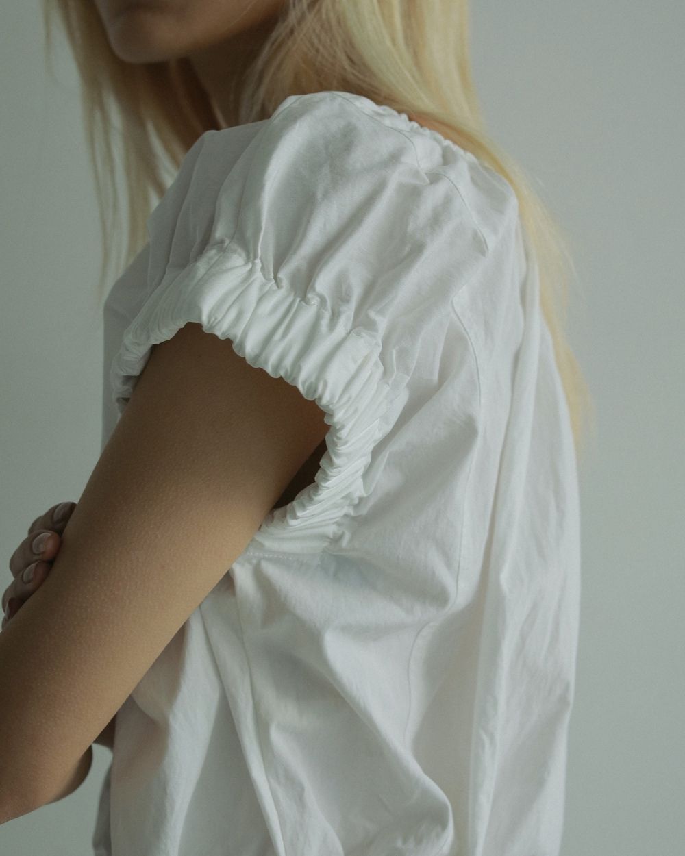 Gather Offshoulder Tops Gather Offshoulder Tops,ギャザーオフショルダートップス,62510404,トップス,オフショル,オフショルダー,ショートブラウス,2WAY,ànuke,アンヌーク,lifes,ライフズ,25ss