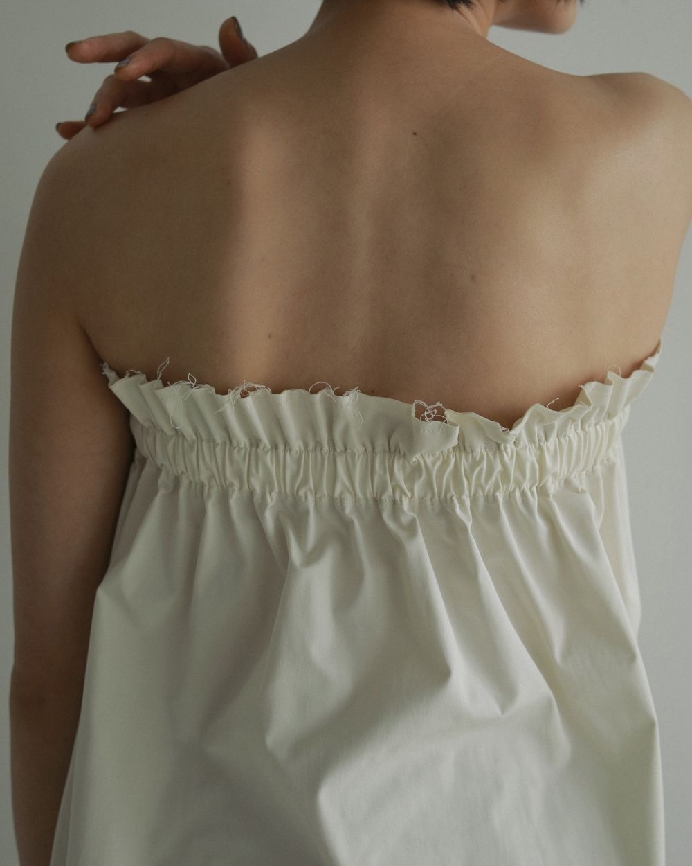 Cutoff Bare Tops Cutoff Bare Tops,カットオフベアトップス,62510424,ベアトップス,オケージョン,ànuke,アンヌーク,lifes,ライフズ,25ss