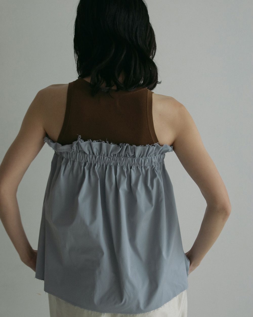 Cutoff Bare Tops Cutoff Bare Tops,カットオフベアトップス,62510424,ベアトップス,オケージョン,ànuke,アンヌーク,lifes,ライフズ,25ss