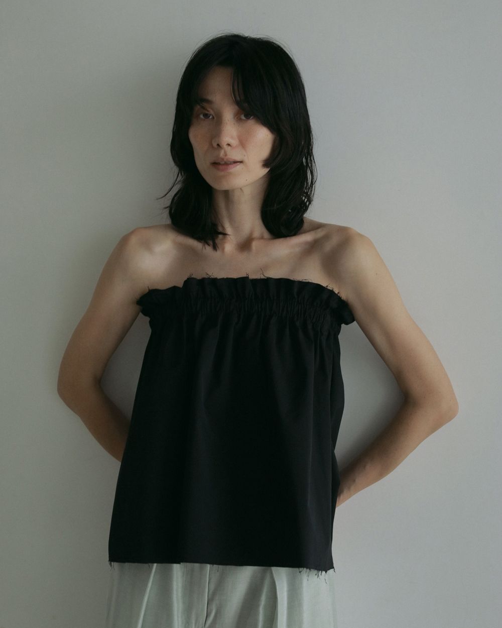 Cutoff Bare Tops Cutoff Bare Tops,カットオフベアトップス,62510424,ベアトップス,オケージョン,ànuke,アンヌーク,lifes,ライフズ,25ss