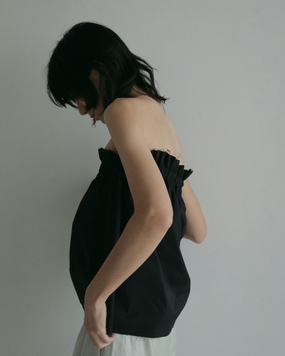 Cutoff Bare Tops Cutoff Bare Tops,カットオフベアトップス,62510424,ベアトップス,オケージョン,ànuke,アンヌーク,lifes,ライフズ,25ss