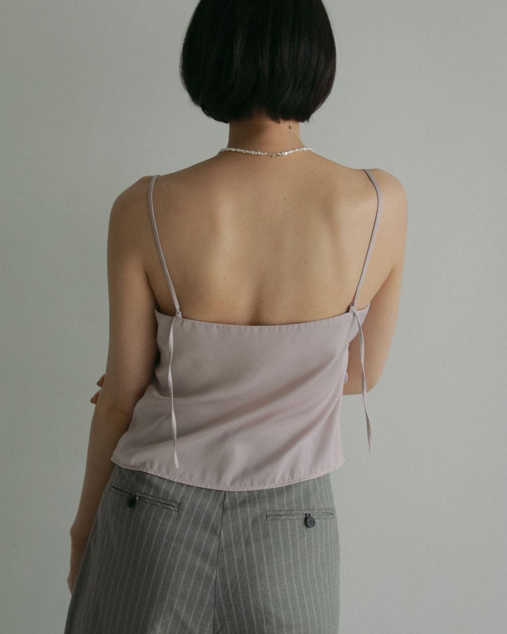 Satin Gather Camisole Satin Gather Camisole,サテンギャザーキャミソール,62510426,トップス,キャミ,キャミソール,サテン素材,ànuke,アンヌーク,lifes,ライフズ,25ss