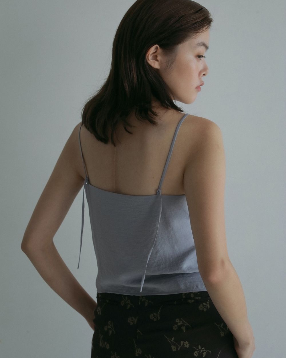 Satin Gather Camisole Satin Gather Camisole,サテンギャザーキャミソール,62510426,トップス,キャミ,キャミソール,サテン素材,ànuke,アンヌーク,lifes,ライフズ,25ss