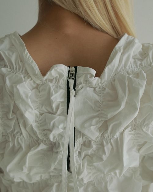 トップス Typewriter Shirring Tops anuke ànuke online store（アンヌーク） / Typewriter Shirring