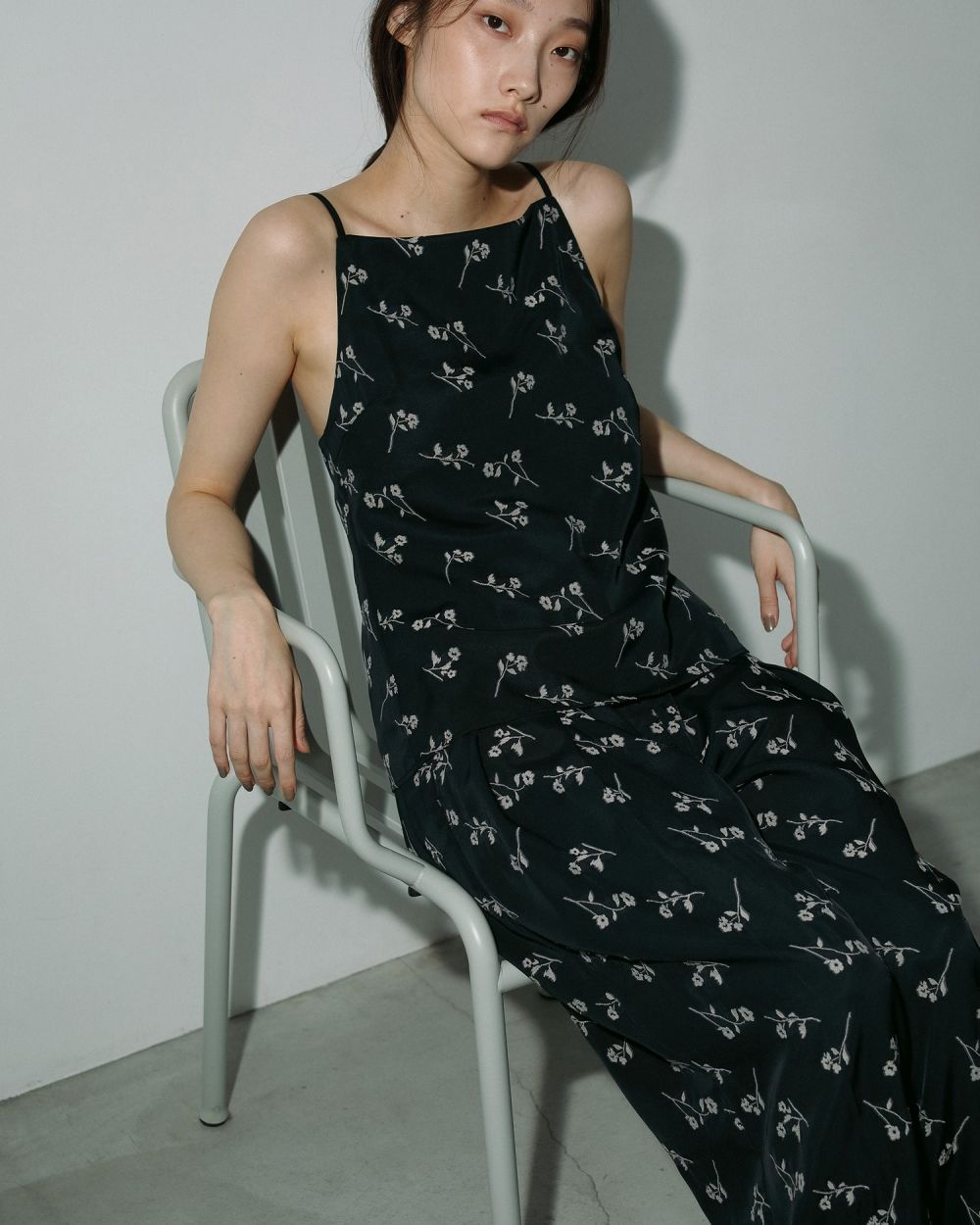 Flower Jacquard Tops Flower Jacquard Tops,フラワージャガードトップス,62510430,花柄,アクセ,キャミソールトップス,ànuke,アンヌーク,lifes,ライフズ,25ss