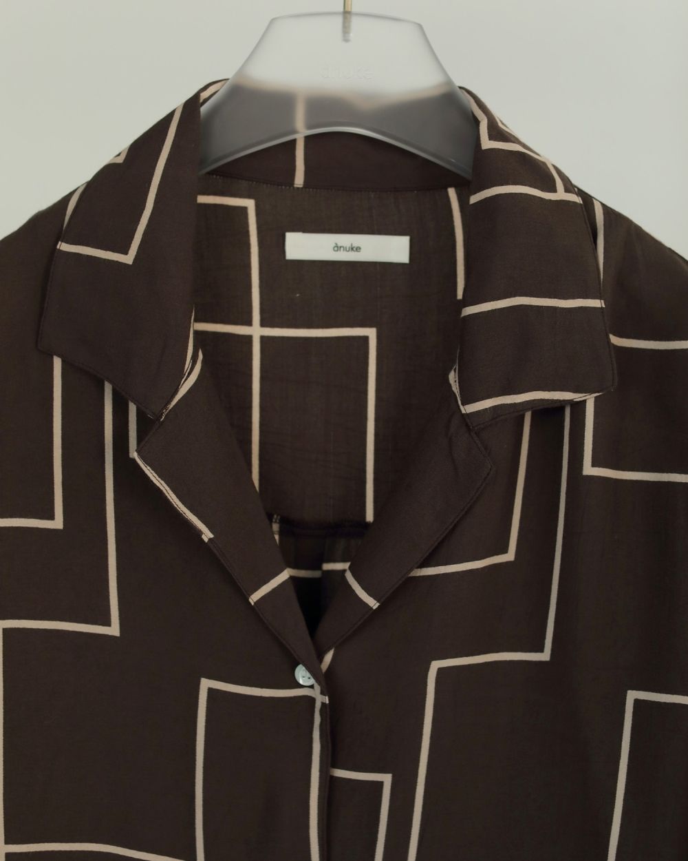 アンヌーク　 Geometric Opencollar Shirts ànuke online store（アンヌーク） / Geometric Opencollar