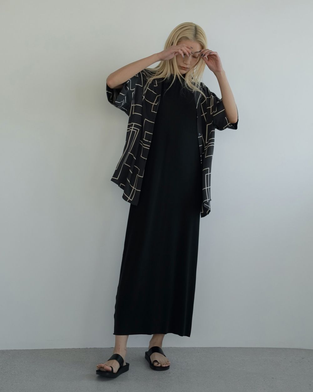 Geometric Opencollar Shirts Geometric Opencollar Shirts,ジオメトリックオープンカラーシャツ,62510432,トップス,シャツ,オープンカラーシャツ,インド製,開襟シャツ,ànuke,アンヌーク,lifes,ライフズ,25ss