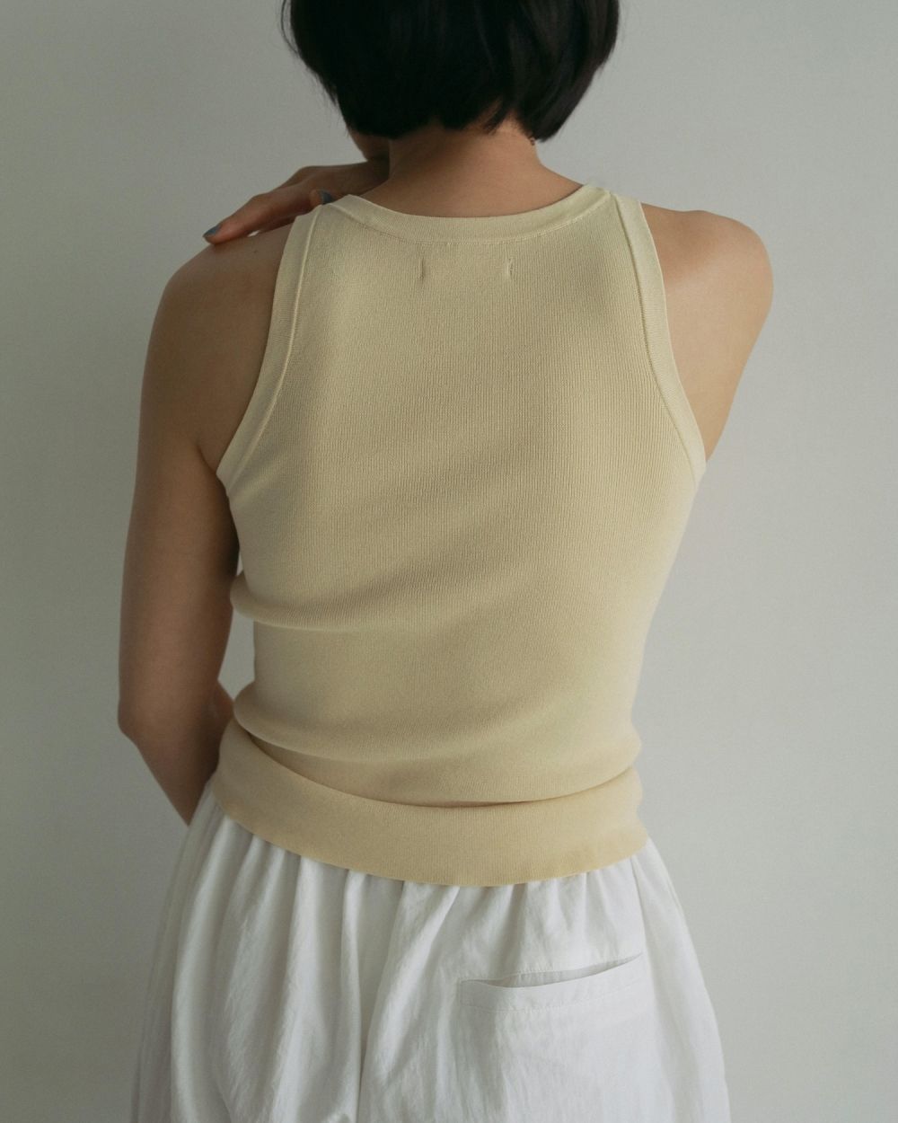 Highgauge Knit Tanktop Highgauge Knit Tanktop,ハイゲージニットタンクトップ,62510502,タンクトップ,タンク,ニットタンク,トップス,ànuke,トアンヌーク,lifes,ライフズ,25ss