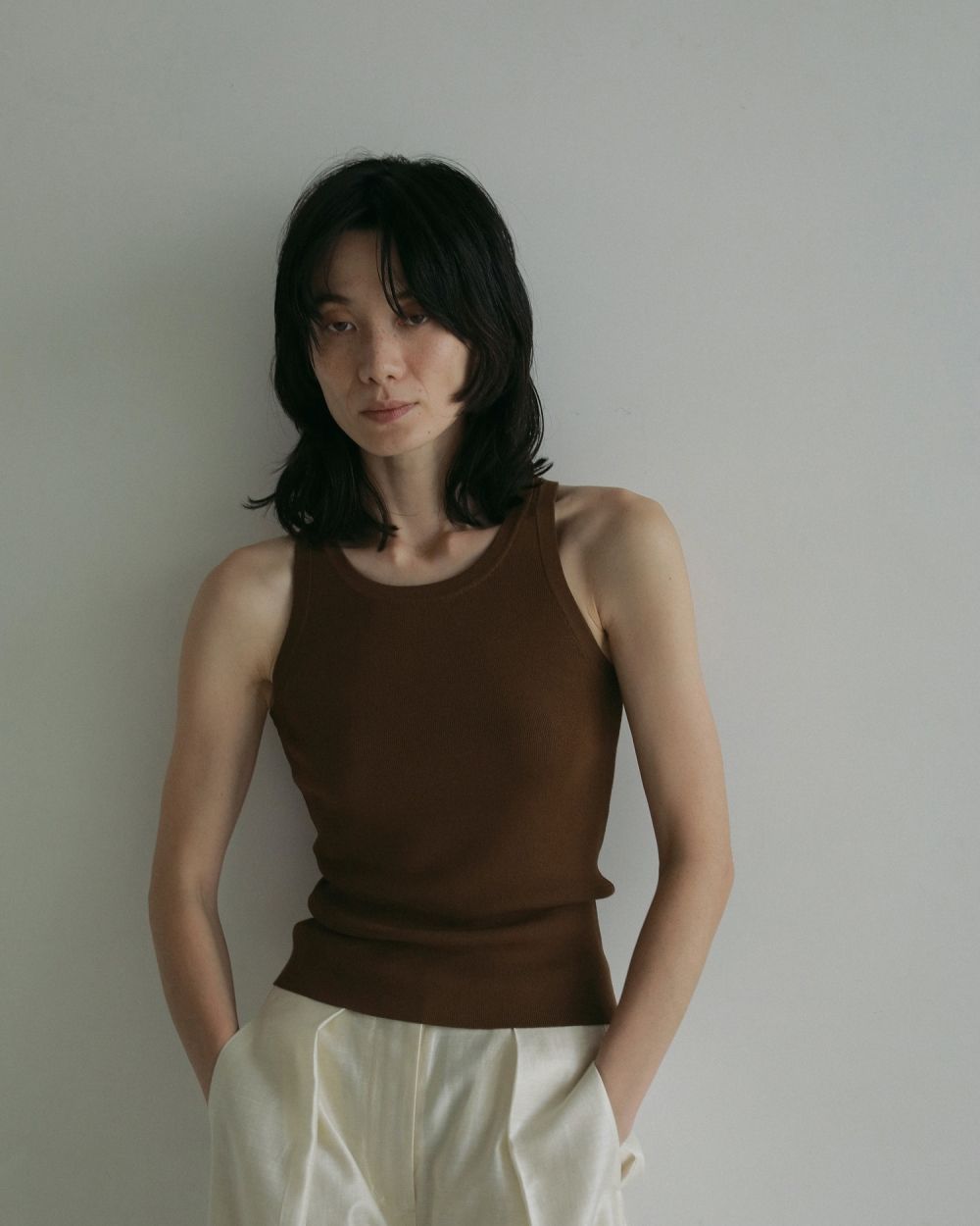 Highgauge Knit Tanktop Highgauge Knit Tanktop,ハイゲージニットタンクトップ,62510502,タンクトップ,タンク,ニットタンク,トップス,ànuke,トアンヌーク,lifes,ライフズ,25ss