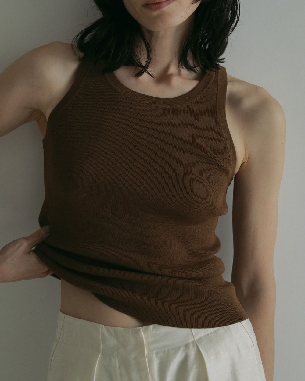 Highgauge Knit Tanktop Highgauge Knit Tanktop,ハイゲージニットタンクトップ,62510502,タンクトップ,タンク,ニットタンク,トップス,ànuke,トアンヌーク,lifes,ライフズ,25ss