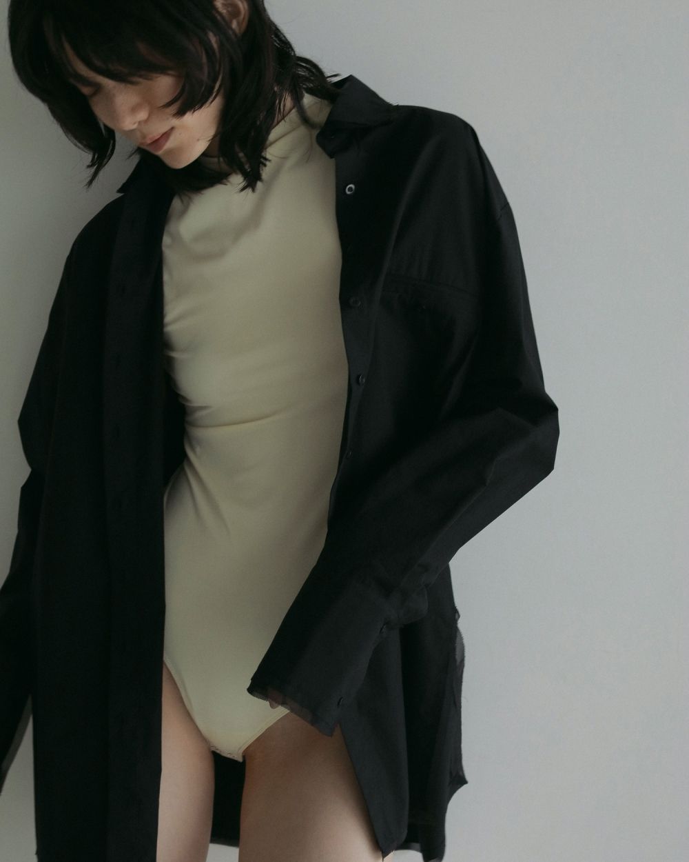 Sleeveless Smooth Bodysuit Sleeveless Smooth Bodysuit,スリーブレススムースボディスーツ,62510612,ノースリーブボディスーツ,ハイネック,ànuke,アンヌーク,lifes,ライフズ,25ss