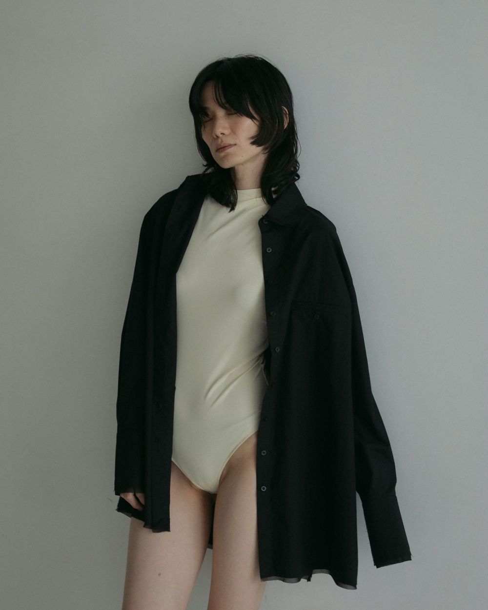 Sleeveless Smooth Bodysuit Sleeveless Smooth Bodysuit,スリーブレススムースボディスーツ,62510612,ノースリーブボディスーツ,ハイネック,ànuke,アンヌーク,lifes,ライフズ,25ss