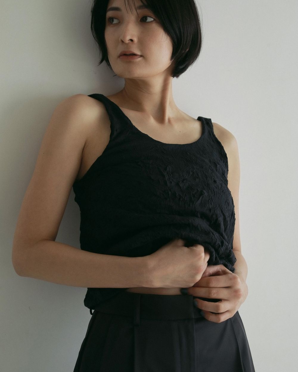 Washer Tanktop Washer Tanktop,ワッシャー タンクトップ,62510615,トップス,タンク,タンクトップ,シワ加工,カットソー素材,ànuke,アンヌーク,lifes,ライフズ,25ss